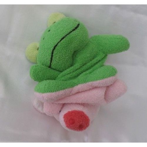 Doudou Peluche Réversible Grenouille Cochon