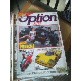 Option Auto 41 De 1991 Rinspeed Speedster,911 Cab,Koenig C62,Strosek,Nissan 100 Nx,Toyota Mr,Sbarro Helios,Egli Red Shark,Mazda 121,Mini Cooper,Honda Pacific Coast,Enfield Bullet 500,Lotus Omega,Nissa