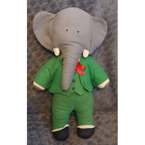 RARE ! Peluche BABAR, marque Jetpartout (ORTF)