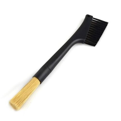 Lot de 2 brosses de nettoyage pour moulin à café ¿ Outil à double tête pour machine à expresso pour un nettoyage et un entretien faciles