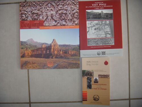 Laos : Vat Phu Champassak : 3 Livres : Guide + Collection + Exploration