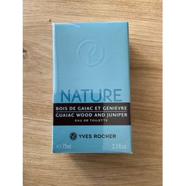 Eau De Toilette - Nature Bois De Gaiac Et Genièvre - Yves Rocher 75ml - Vaporisateur Spray Pour Homme 