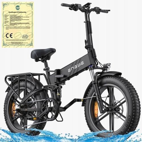 Engine Pro 2.0 Vélo Électrique 32km-H 52v 16ah 1200w Cadre 20'' Roue Aluminium 20" Noir