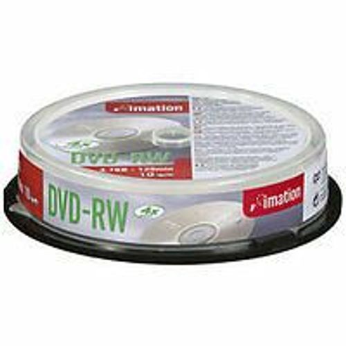Imation - 10 x DVD-RW - 4.7 Go 4x - spindle