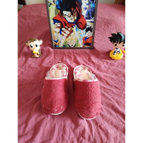 Chaussons 37/38 Enfin Chez Soi Rouge