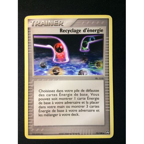 Recyclage D'energie 73/108 Set Ex Gardiens Du Pouvoir Fr