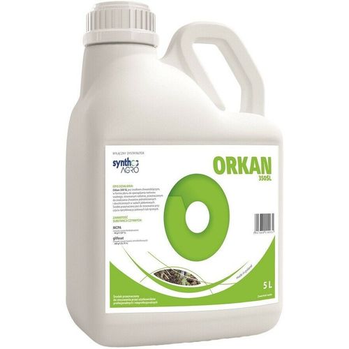 Désherbant Concentré Gazon Glyphosate Orkan 350 Sl 5l - Herbicide Jardin Pelouse - Lutte Contre Les Mauvaises Herbes Dicotylées Annuelles Et Vivaces