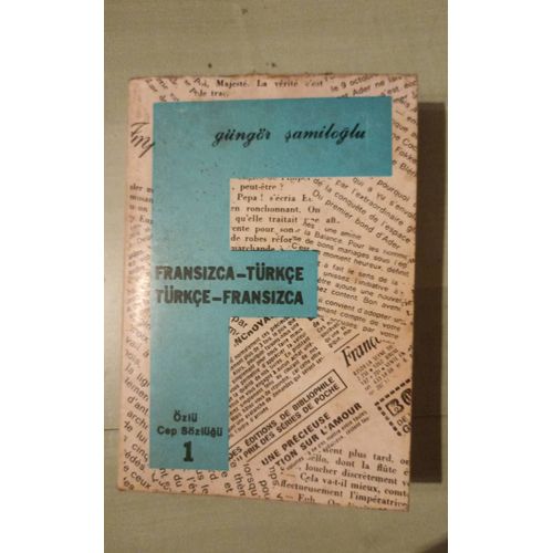 Dictionnaire Français Turc/ Turc Français - Güngör Samiloglu