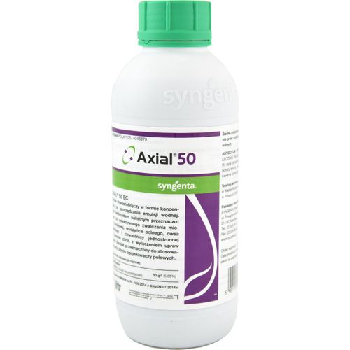 Désherbant Concentré Gazon Axial 50ec 1l - Herbicide Phytoprotecteur Pinoxaden Jardin Pelouse- Lutte Contre Les Mauvaises Herbes, Contrôle Graminées Adventices De L’Orge