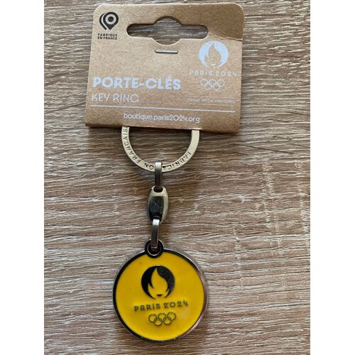 Porte Clés Jaune Jeux Olympiques 2024 