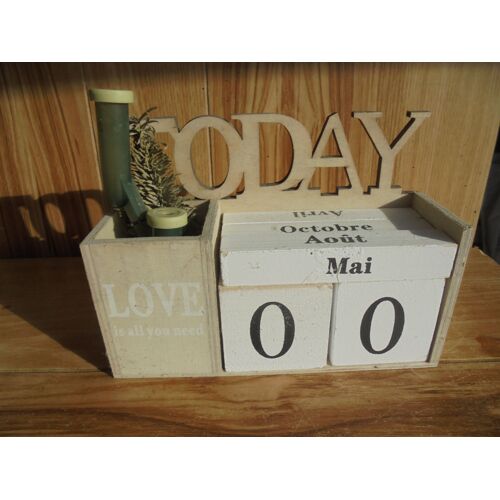 Calendrier Perpétuel En Bois