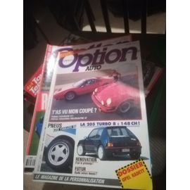 Option Auto 11 De 1986 Opel Kadett,Peugeot 205 Dimma Turbo,Opel Gsi Fabre,Porsche 911,Ferrari 328 Gts,Alpine Gt,Honda Prelude,Pontiac Fiero,Toyota Mr2,Saab 9000 H6