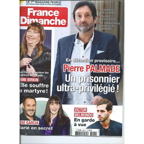 France Dimanche 03/03/2023 Birkin, Enrico Macias, Shy'm, Madonna, Lambert Wilson, Lorie Pester, Mika, Zazie, Vianney, Bigflo & Oli, Renaud, Pricilla Betti, Élodie Frégé, Nicoletta, Huges Aufray, Pagny