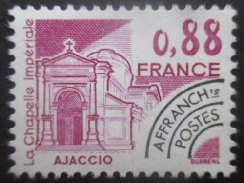 France Préoblitéré N°170 Chapelle D'Ajaccio Sans Gomme