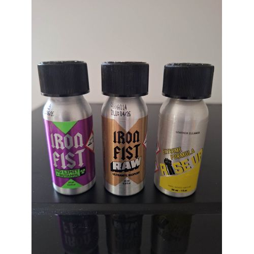 Poppers Iron Fist No Limit - Iron Fist Raw - Rise Up Extreme