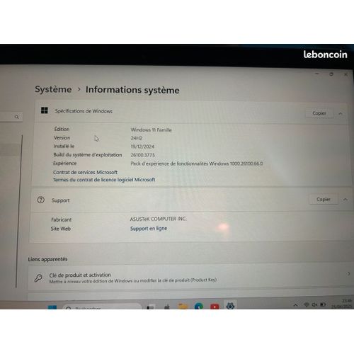 Asus VivoBook 14 TP401MA - 14" Intel Pentium N5030 - 1.1 Ghz - Ram 4 Go - DD 120 Go