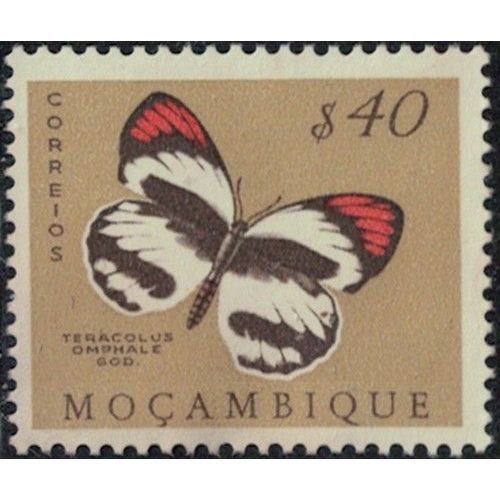 Mozambique 1953 Oblitéré Papillon Teracolus Omphale Butterfly Y&T Mz 423 Rp413