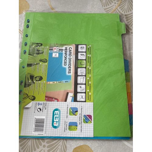 Elba Séparateur De Classeur - 8 Couleur Restants Sur Les 12 - 8/12 