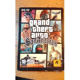 Jeu Grand Theft Auto San Andreas Sur Pc Édition 2005 En Bon État.