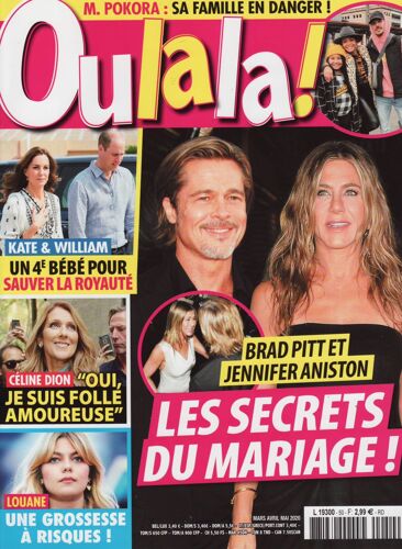Oulala ! / 03-2020 N°50 : Louane (2p) - Matt / M Pokora (2p) - Meghan Markle / Prince Harry (2p)