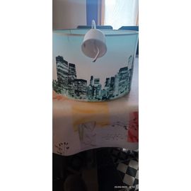 Abat jour bleu new york