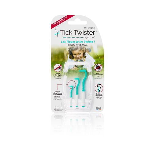 Tick Twister® Set De 3 Tire Tiques Avec Boîte De Rangement / Permet De Retirer Les Tiques Sur L Homme Et L Animal / Tire Tiques Original / Fabriqué En France