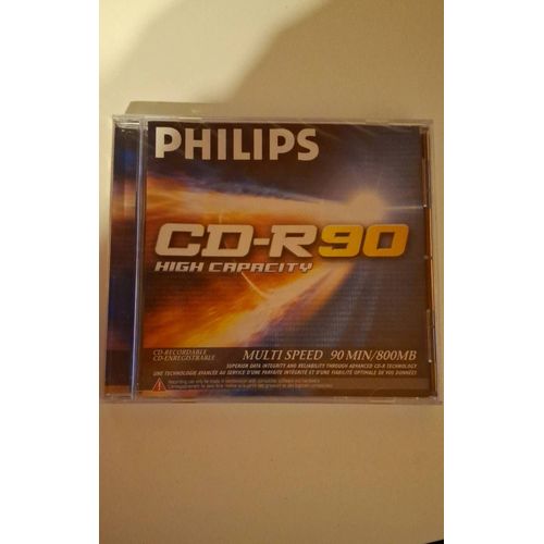 PHILIPS - CD-R90 HIGH CAPACITY