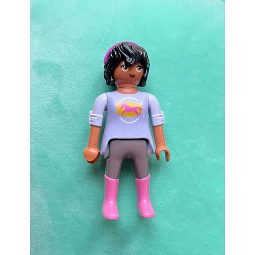 Figurine Playmobil cavalière cheval