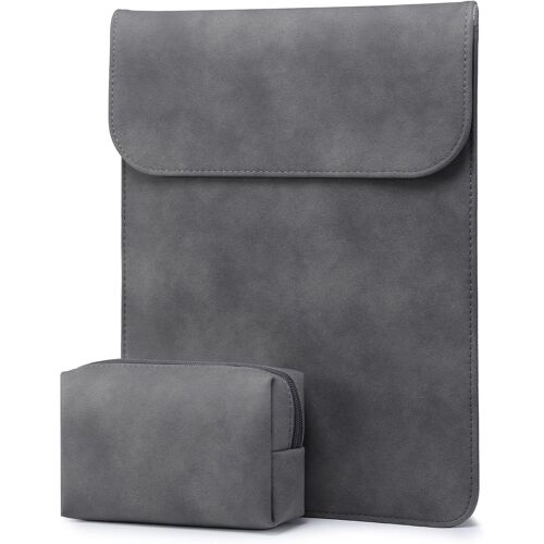 acdsgd-13 Pouces Housse Ordinateur Portable PC Sacoche pour 2025-2018 MacBook Air 13 M4 M3 M2 M1 2025-2016 MacBook Pro 13 M2 M1 13"" iPad Pro/Air Surface Pro 11/10/9 XPS 13 avec Petit Sac, Gris Sidéral