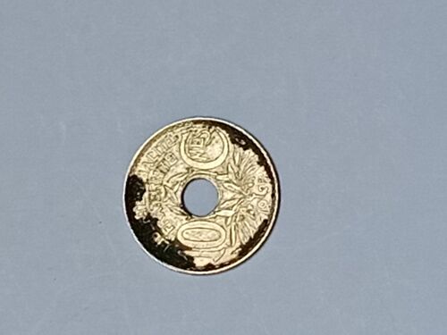 Pieces De 10 Centimes Lindauer Française De 1938 Point Avant Et Arrière