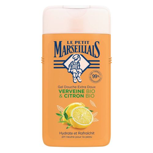 Gel Douche Le Petit Marseillais Verveine Bio Et Citron Bio 250 Ml 