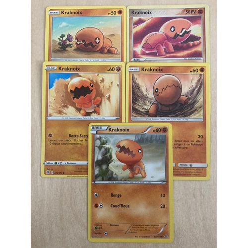(3162) 5x Kraknoix (Pokemon)