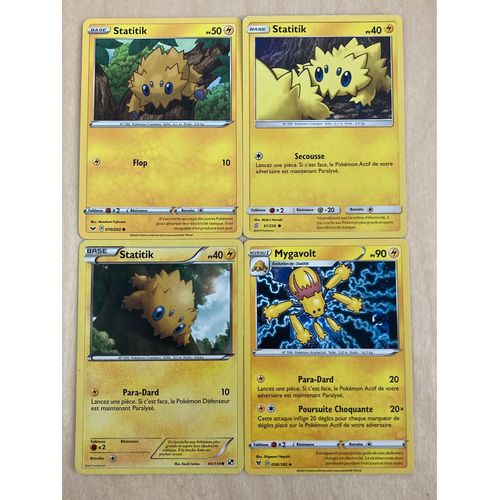(3501) 3x Statitik + Mygavolt (Pokemon)