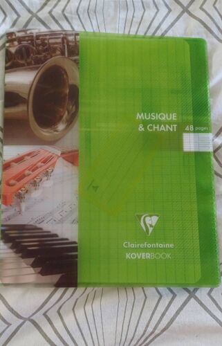 Koverbook Clairefontaine Musique Et Chant