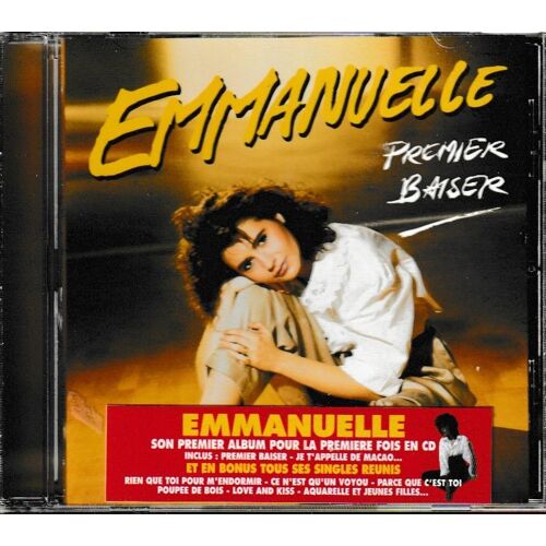 Emmanuelle Premier Baiser. 1 Cd De 22 Titres Pop Acidulé. (P) 2023 ?Mediawan Right. © ?Mca. ?Universal Music France. Made In E.U. «1ère Édition Jewel Case Clear» Européen Version Boitier Crystal Clear