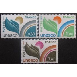 France Service Série N°50 Au 52 Unesco Neuf **