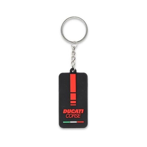 Porte-clés Ducati Corse Moto GP Officiel - Red stripe Noir