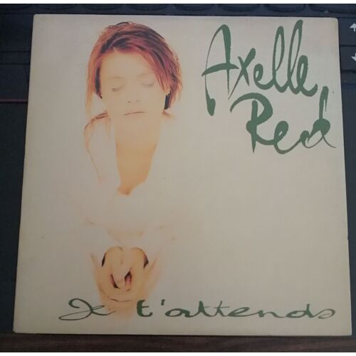 Cd Single Collector Axelle Red " Je T'Attends " 1 Titre 1994 ,Made In France ,Pop Chanson