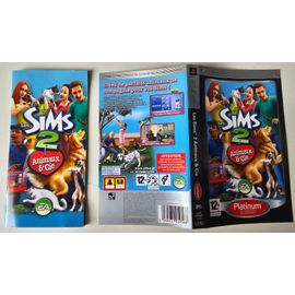 Jaquette Et Notice Du Jeu "Les Sims 2 Animaux & Cie" Platinum Sur Sony Psp