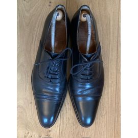Chaussures Finsbury - Taille 43 - Noires - Type Richelieu 5 Oeillets Bout Droit