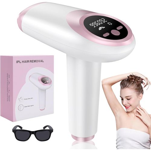 Kyaoayo-Epilateur Lumiere Pulsee Ipl Hair Removal Epilateur Laser Homme Femme Épilateur Lumière Pulsée Laser Epilation Definitive Avec 5 Niveaux D'energie 2 Modes Pour Vi Corps Bikini Aisselle