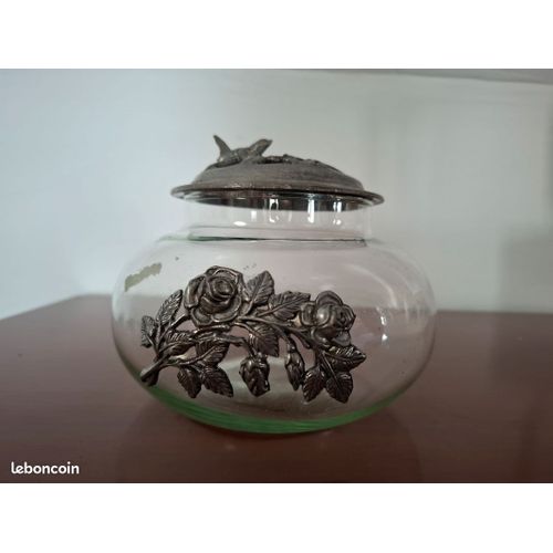 Pot pourri verre et étain