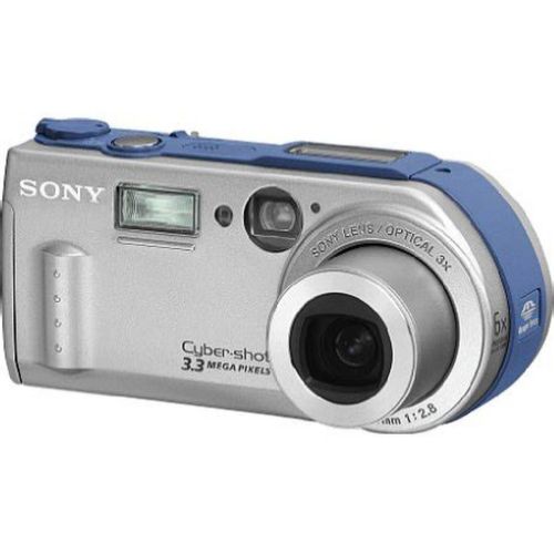 Appareil photo Compact Sony Cyber-shot DSC-P1 ArgentP1 - Appareil photo numérique - compact - 3.3 MP - 3x zoom optique - argent métallique