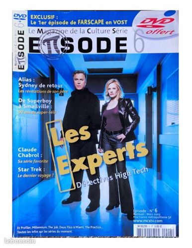 Episode, Le Magazine De La Culture Série N° 6 _ Mars 2003 _ Les Experts : Détectives High Tech