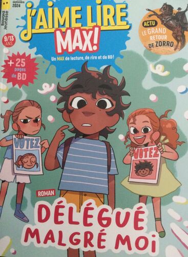 J’Aime Lire Max 309 Septembre 2024 Délégué Malgré Moi