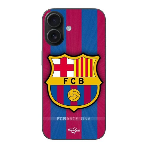 Coque Iphone 16 Fc Barcelona Logo