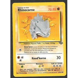 Carte Pokémon Rhinocorne 61/64 - Jungle Wizards (Vf)