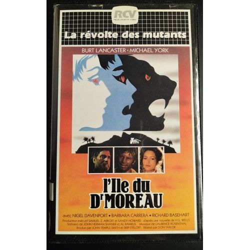 Vhs L'Île Du Docteur Moreau Rcv Video Don Taylor