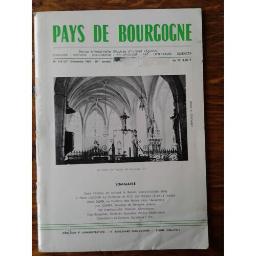 Pays De Bourgogne  1981  N° 114