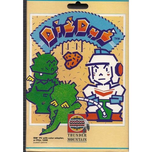 Dig Dug Jeu Pc (1983) 5"1/4 Très Rare